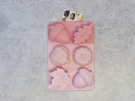 Molde silicona 6 figuras de otoño